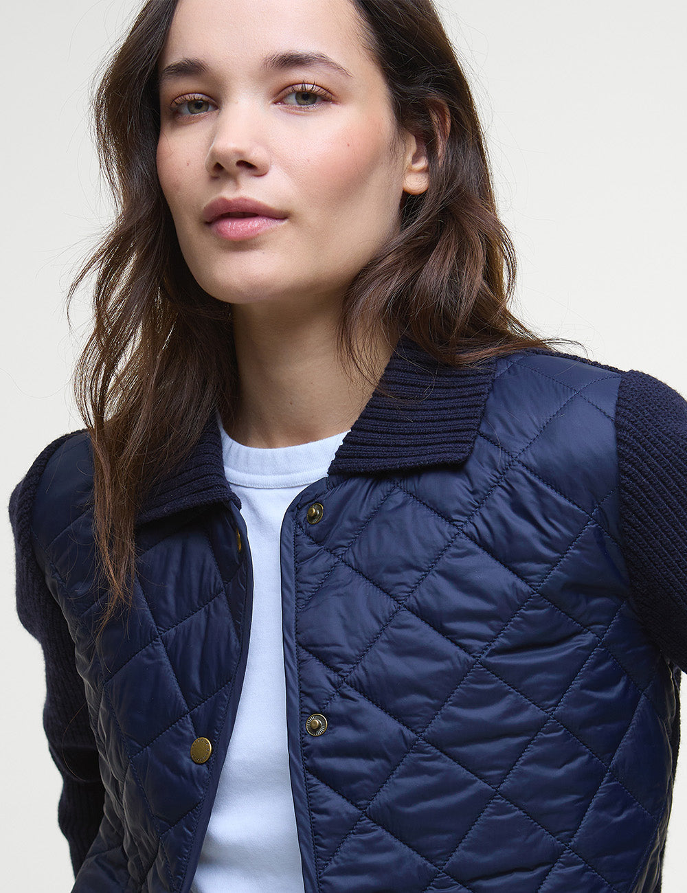Barbour Allendale Knitted Cardigan - Navy