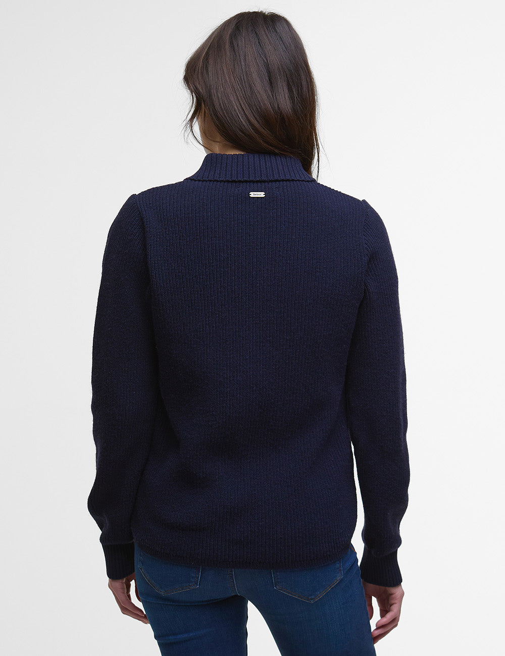 Barbour Allendale Knitted Cardigan - Navy