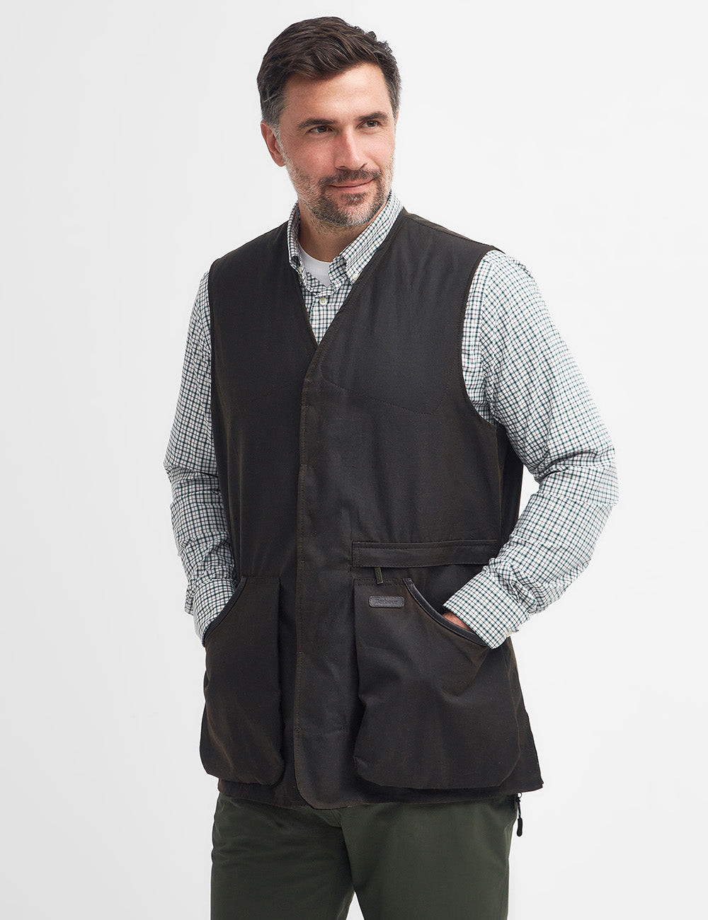 Barbour Alwinton Wax Gilet - Olive