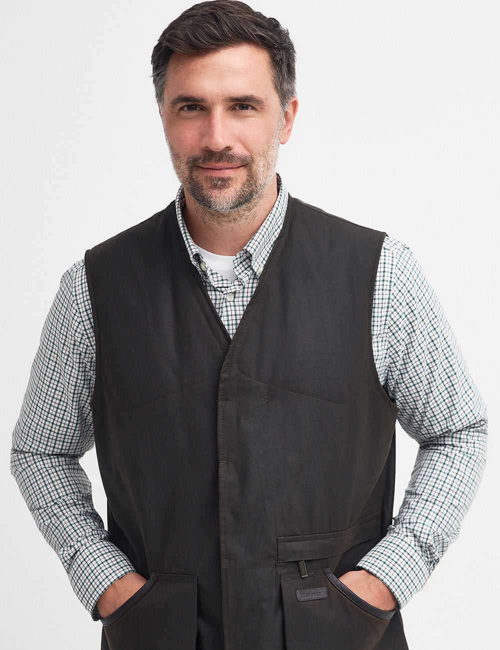 Barbour Alwinton Wax Gilet - Olive