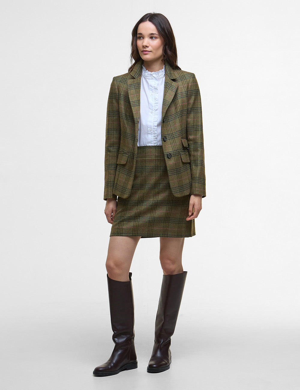 Barbour Bamburgh Mini Skirt - Arabesque/Brown