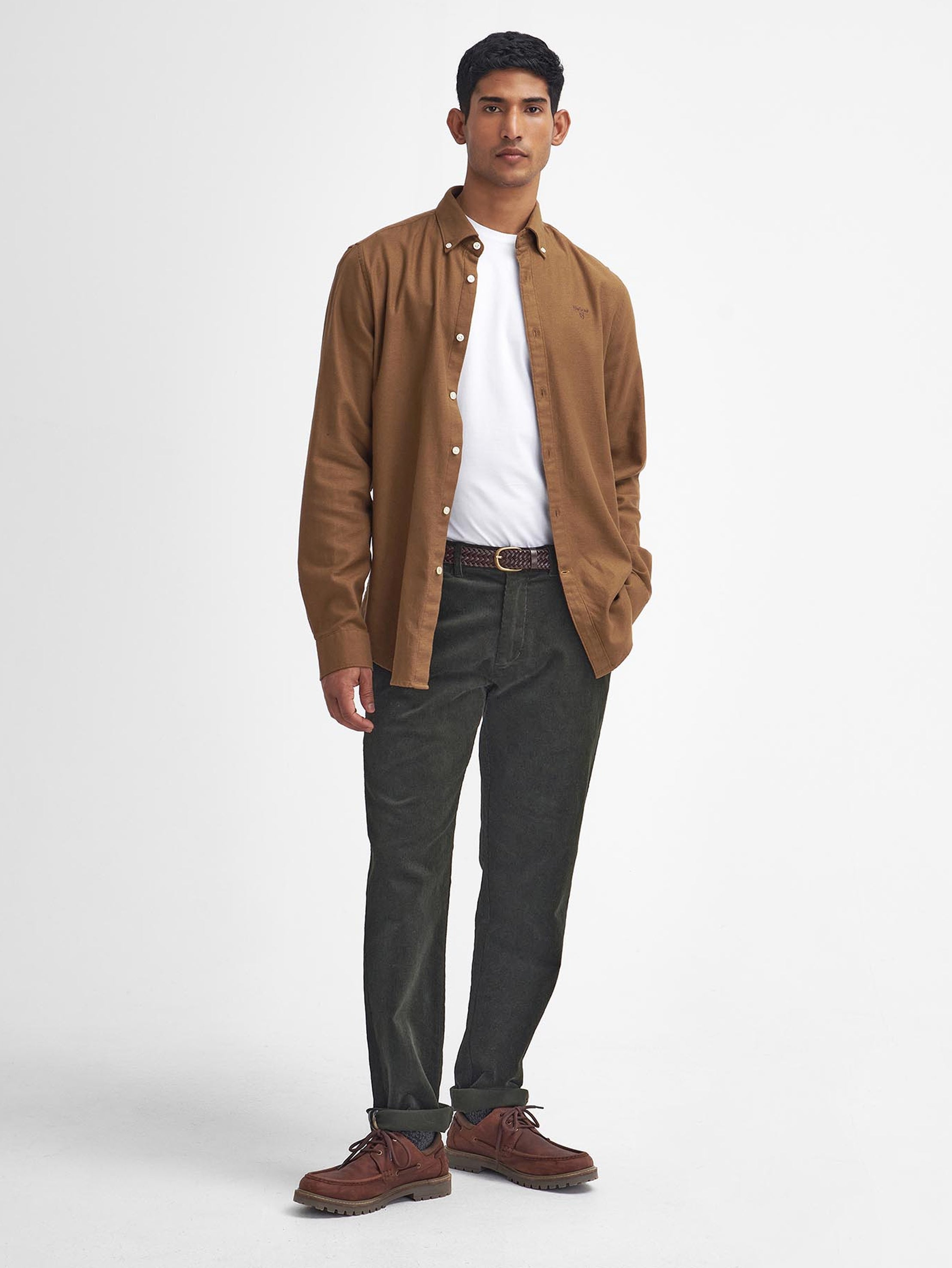 Barbour Stretch Cord Tailored Trouser Forest