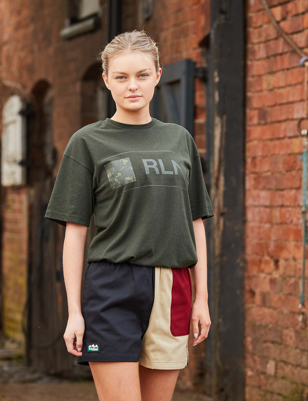 Ridgeline Unisex Basis T-Shirt - Olive Marl