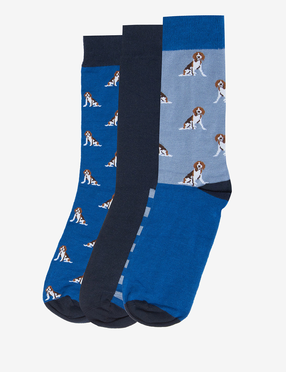 Barbour Beagle Dog Sock Set - Blue Beagle