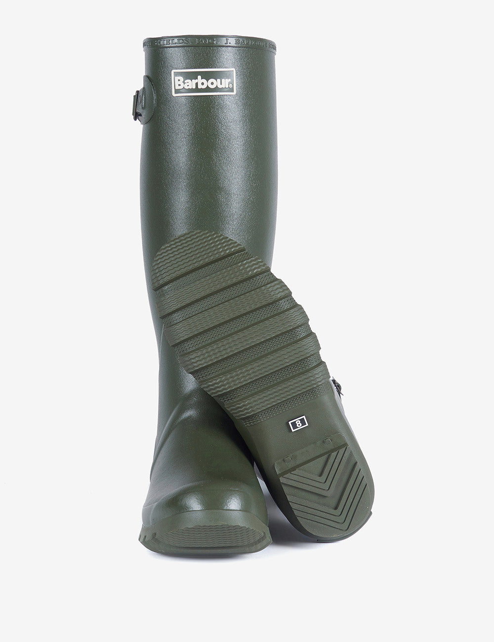 Barbour Men's Bede Wellington Boots - Olive