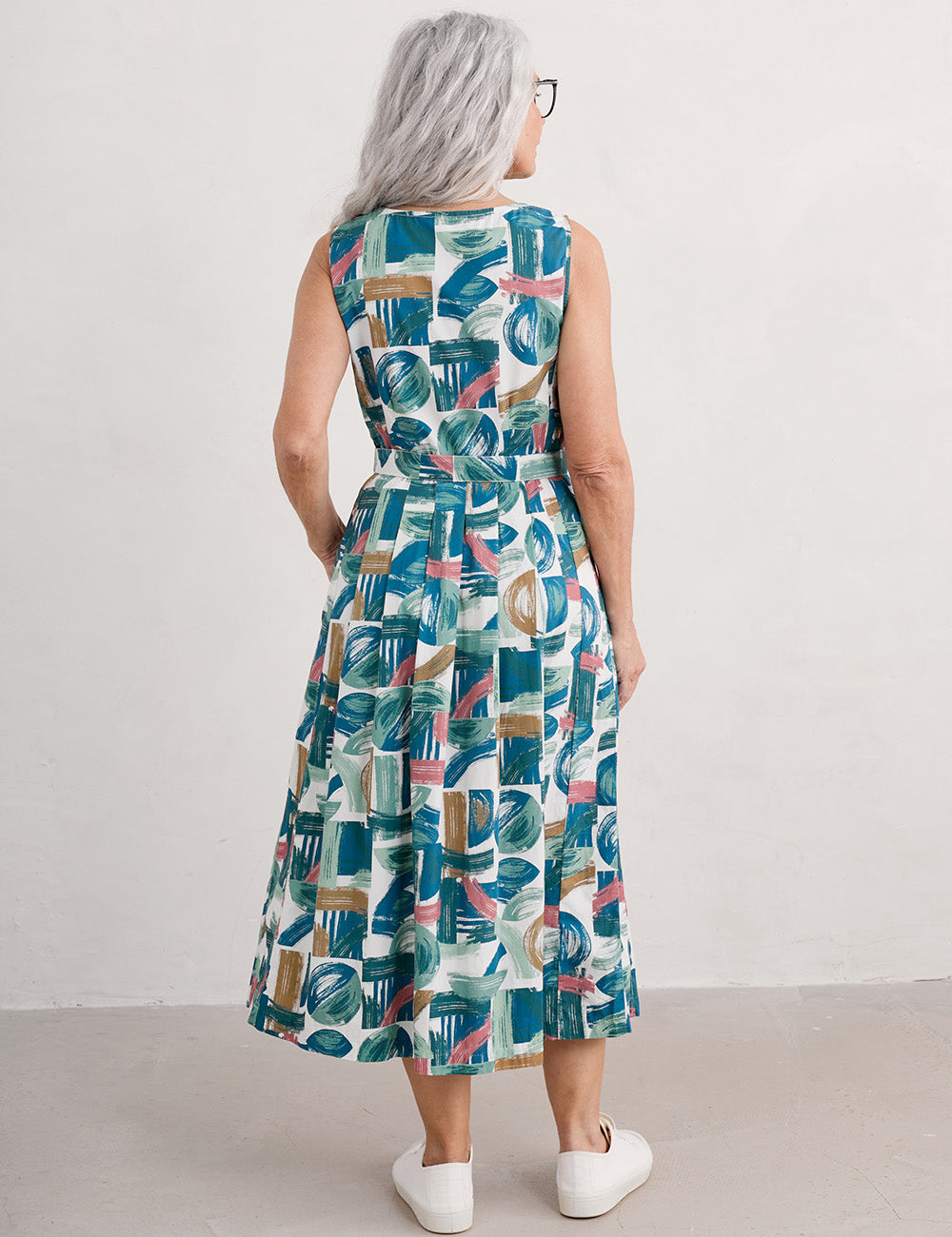 Seasalt Belle Dress - Driftwood Marks Chalk