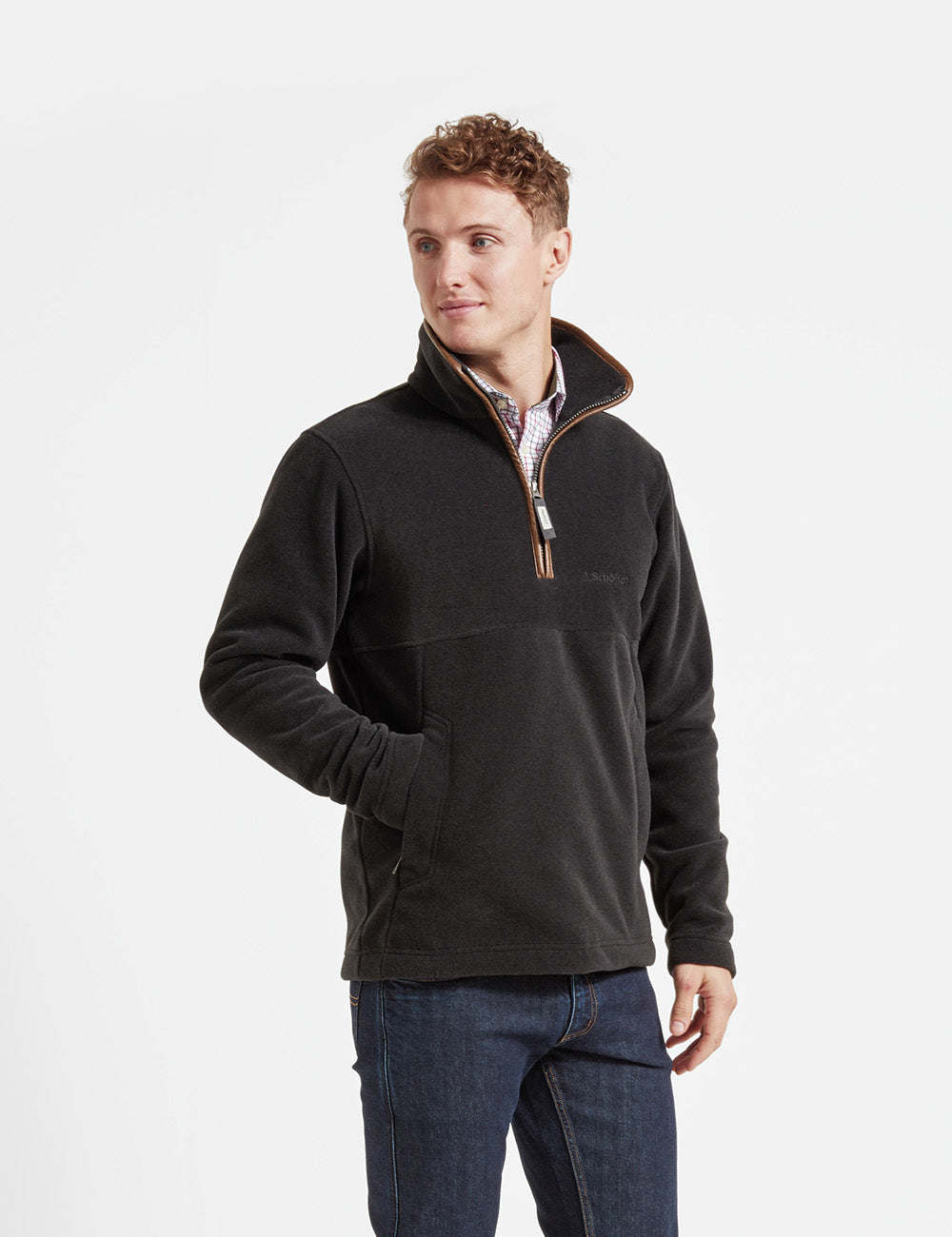 Schoffel Berkeley 1/4 Zip Fleece - Gunmetal