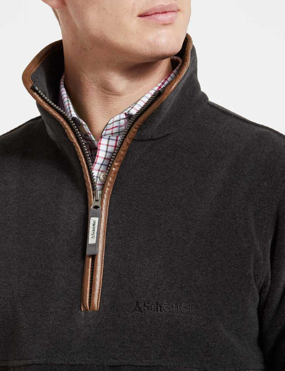 Schoffel Berkeley 1/4 Zip Fleece - Gunmetal