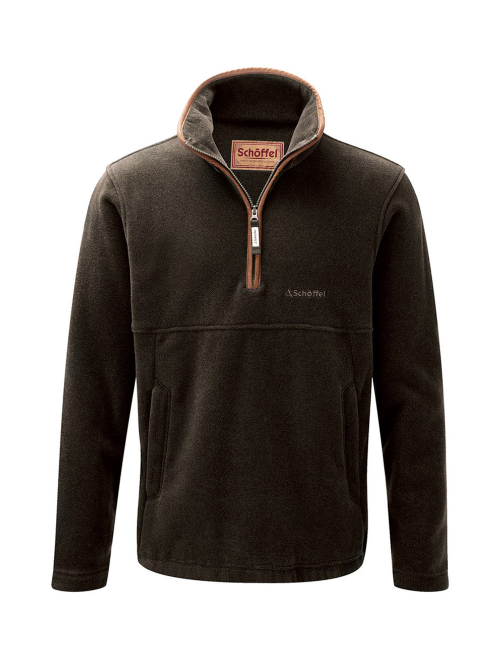 Schoffel Berkeley 1/4 Zip Fleece - Dark Olive