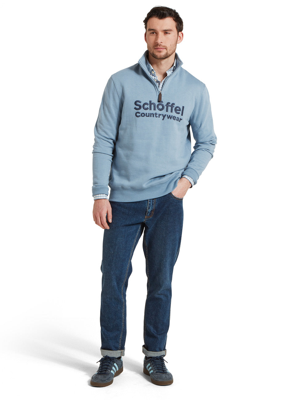 Schoffel Bude Sweatshirt - Pigeon Blue