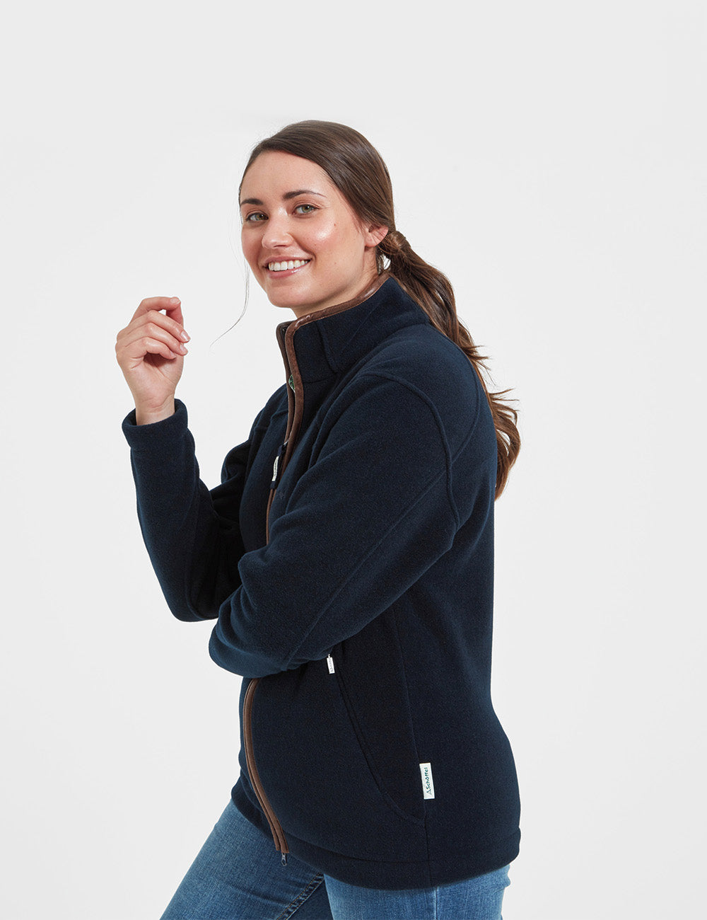 Schoffel Burley Fleece Jacket - Navy