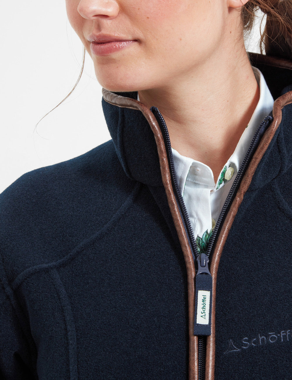 Schoffel Burley Fleece Jacket - Navy