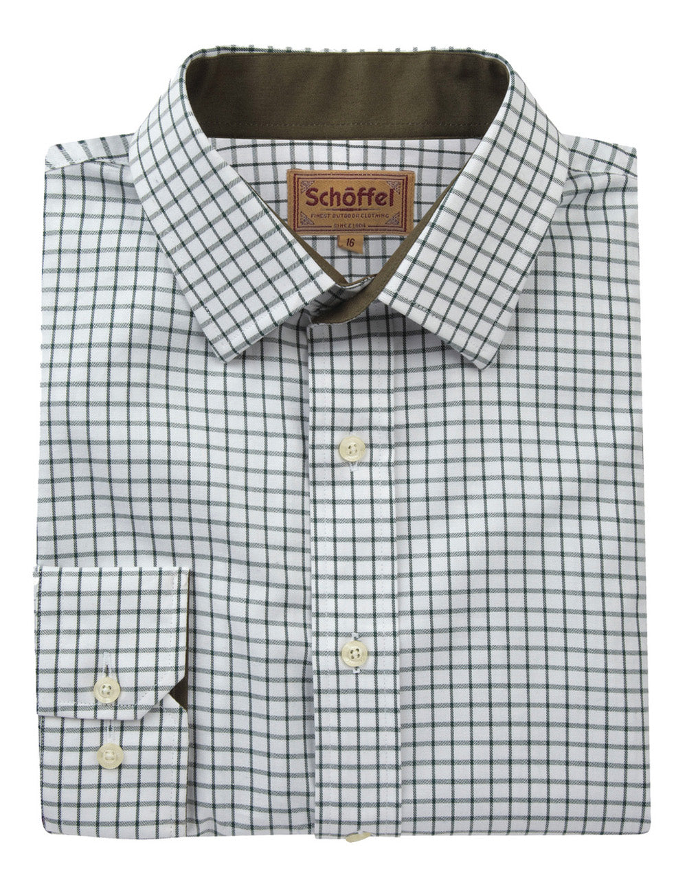 Schoffel Cambridge Classic Shirt - Dark Olive