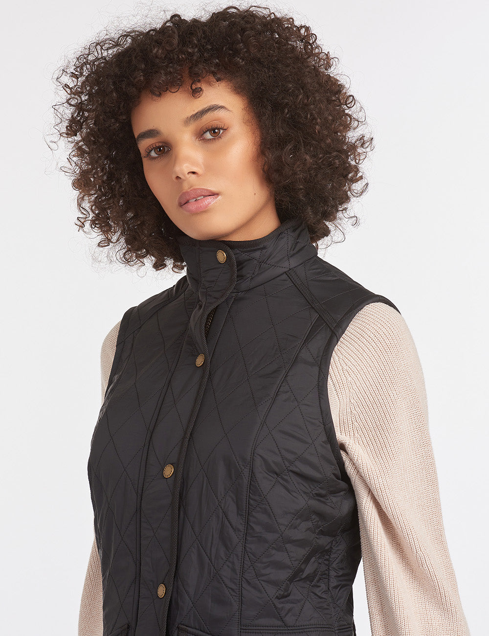 Barbour Cavalry Quilted Gilet - Black