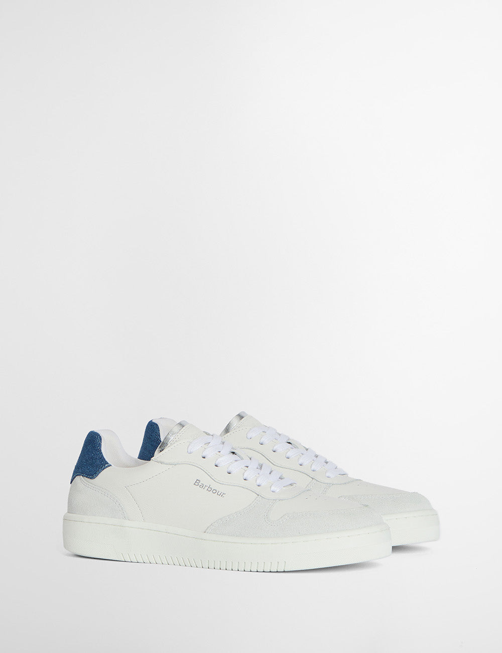 Barbour Celeste Trainer - White/Chambray