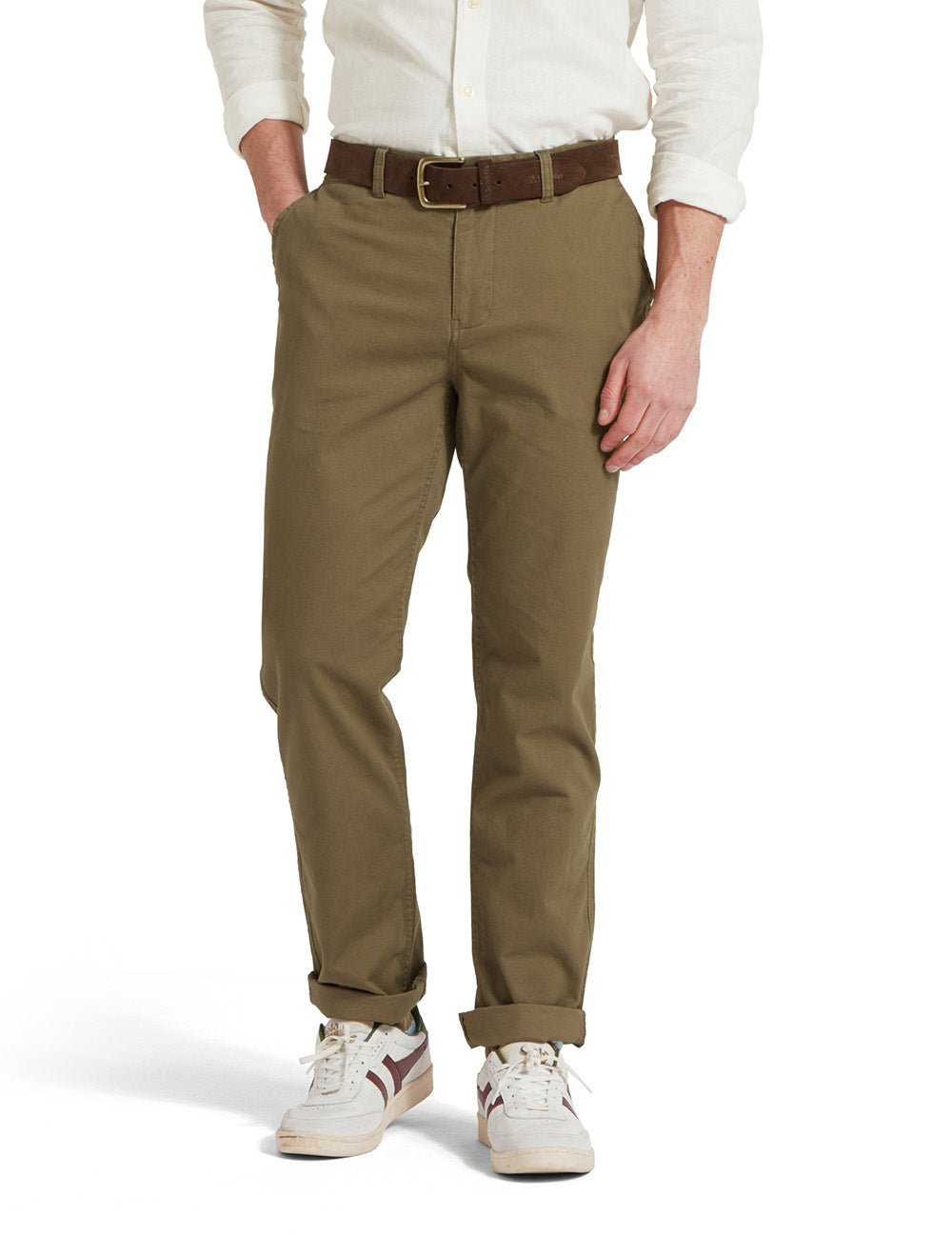 Schoffel Chichester Chino - Dark Khaki Green