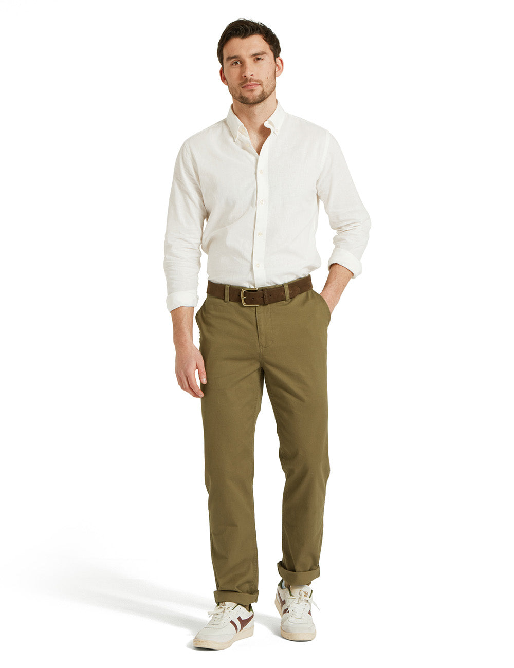 Schoffel Chichester Chino - Dark Khaki Green