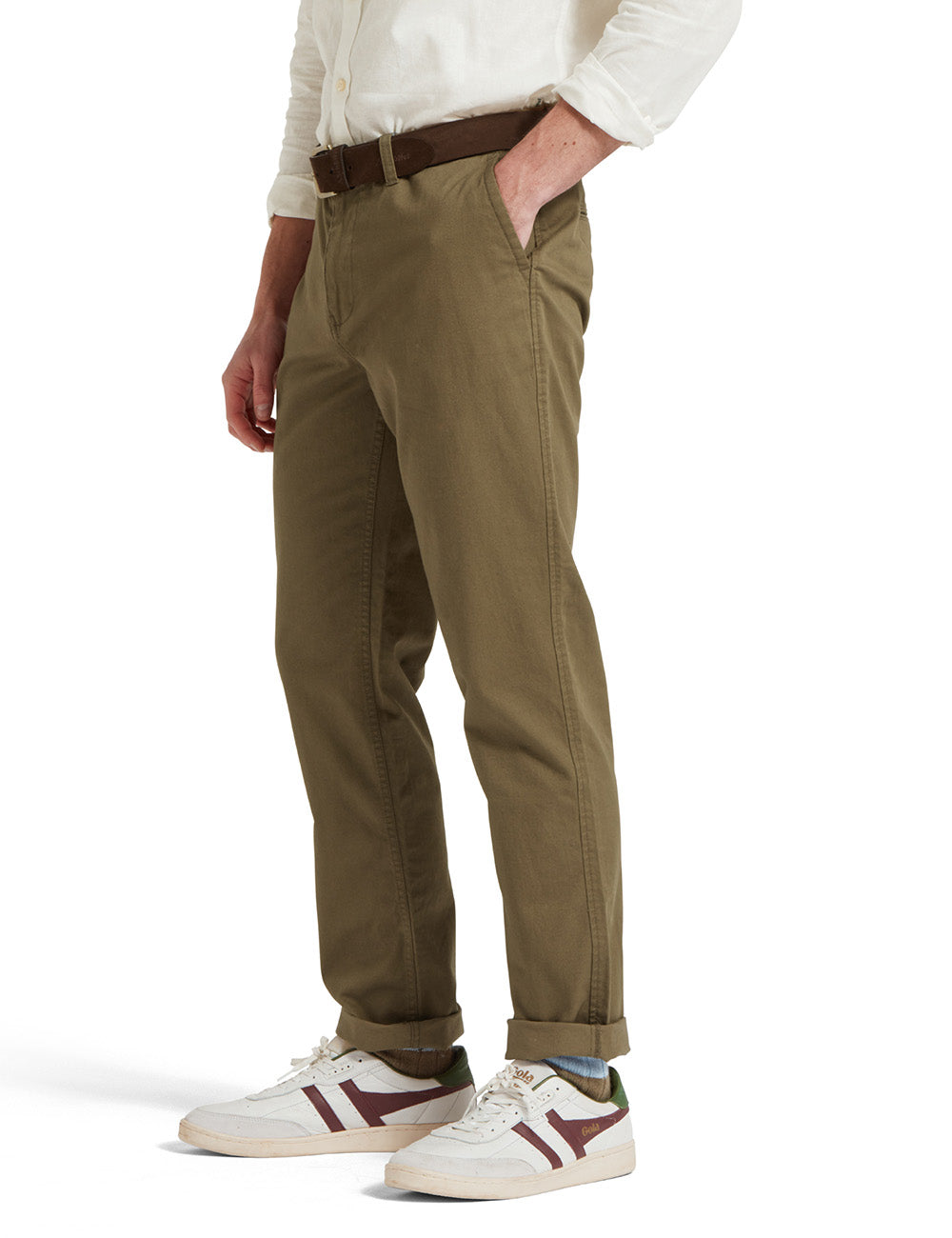 Schoffel Chichester Chino - Dark Khaki Green
