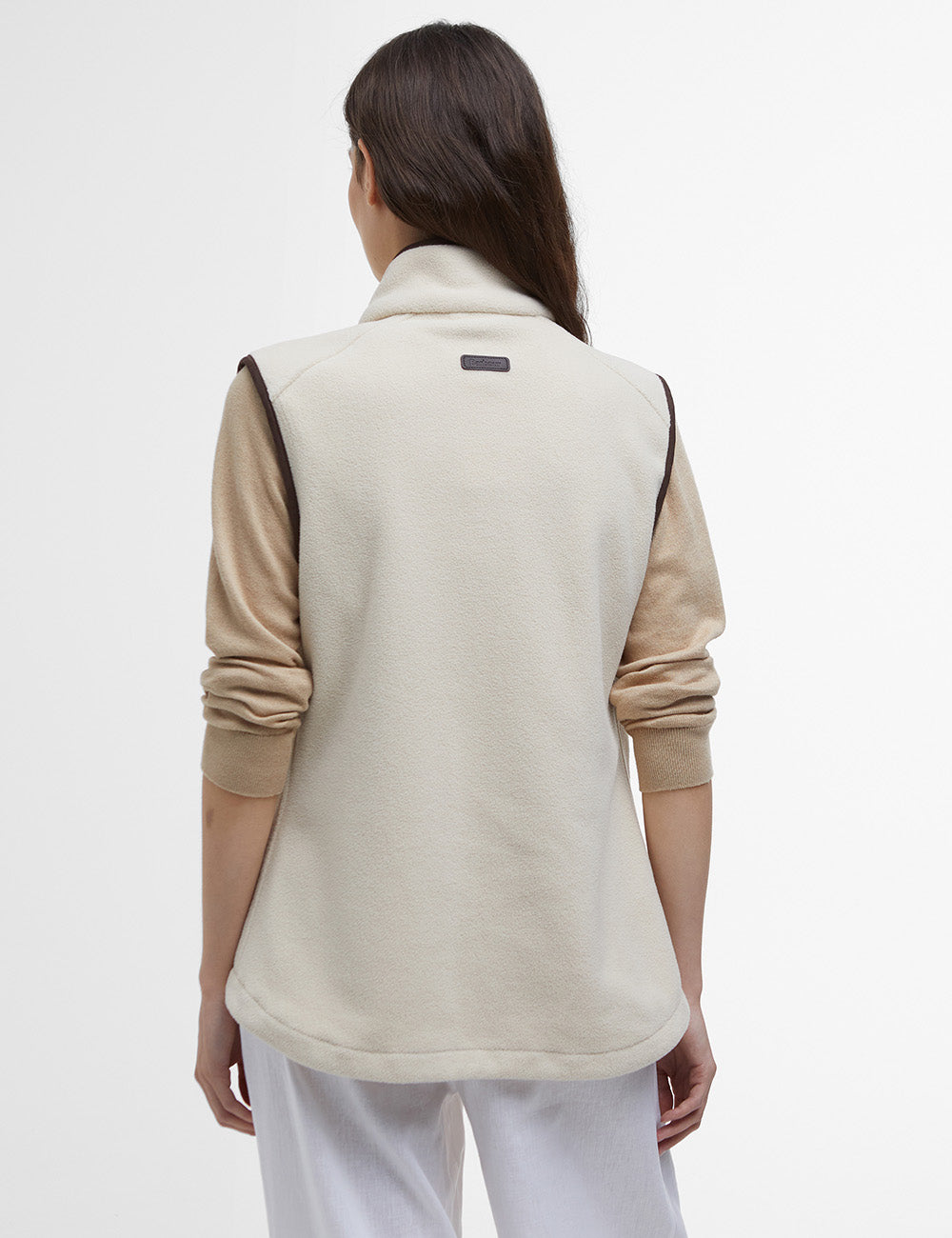 Barbour Country Colton Fleece Gilet - Pearl