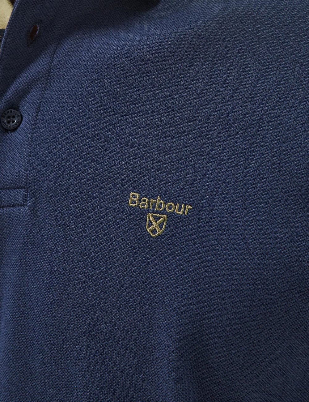 Barbour Confor Long Sleeve Polo Shirt - Navy