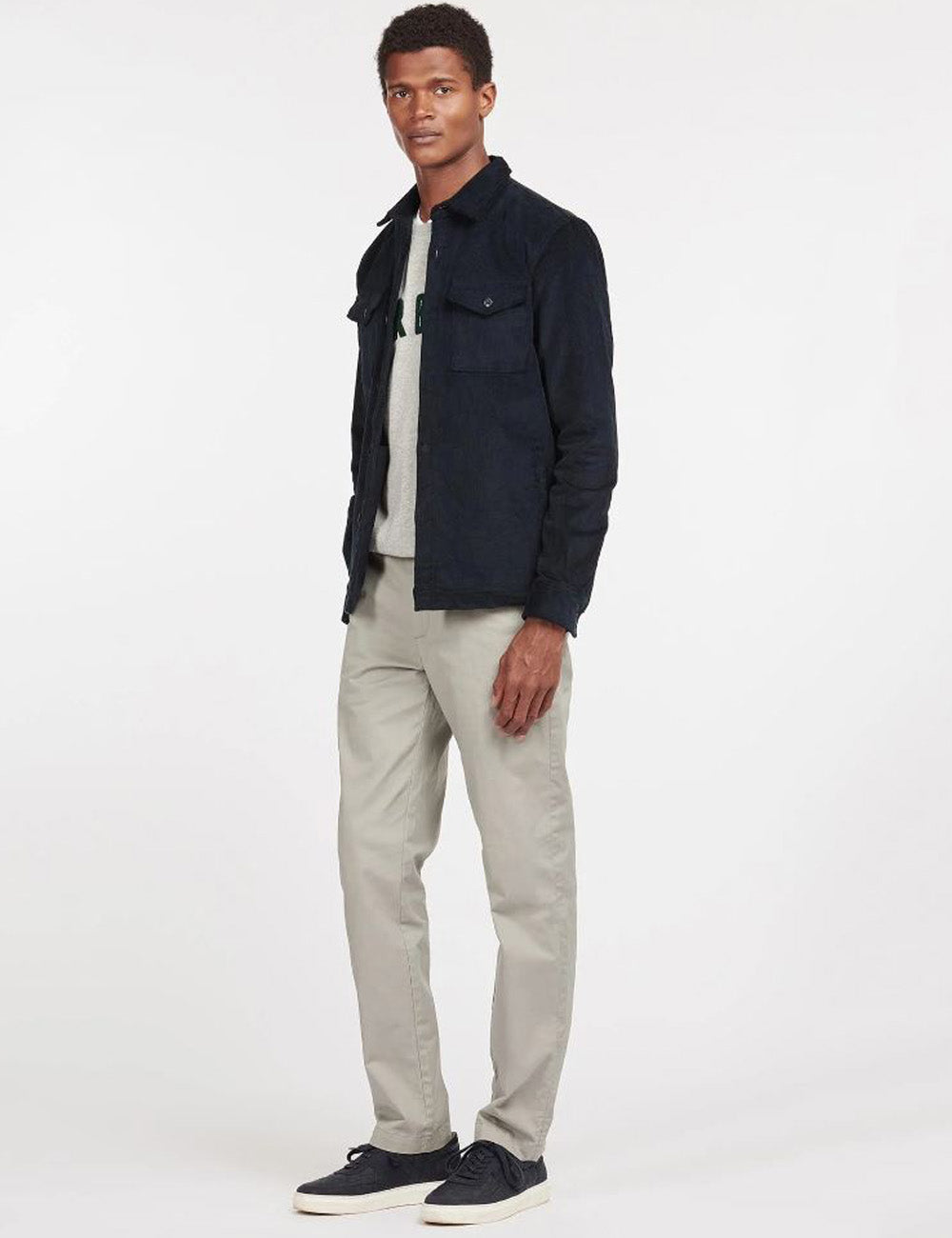 Barbour Cord Overshirt - Navy