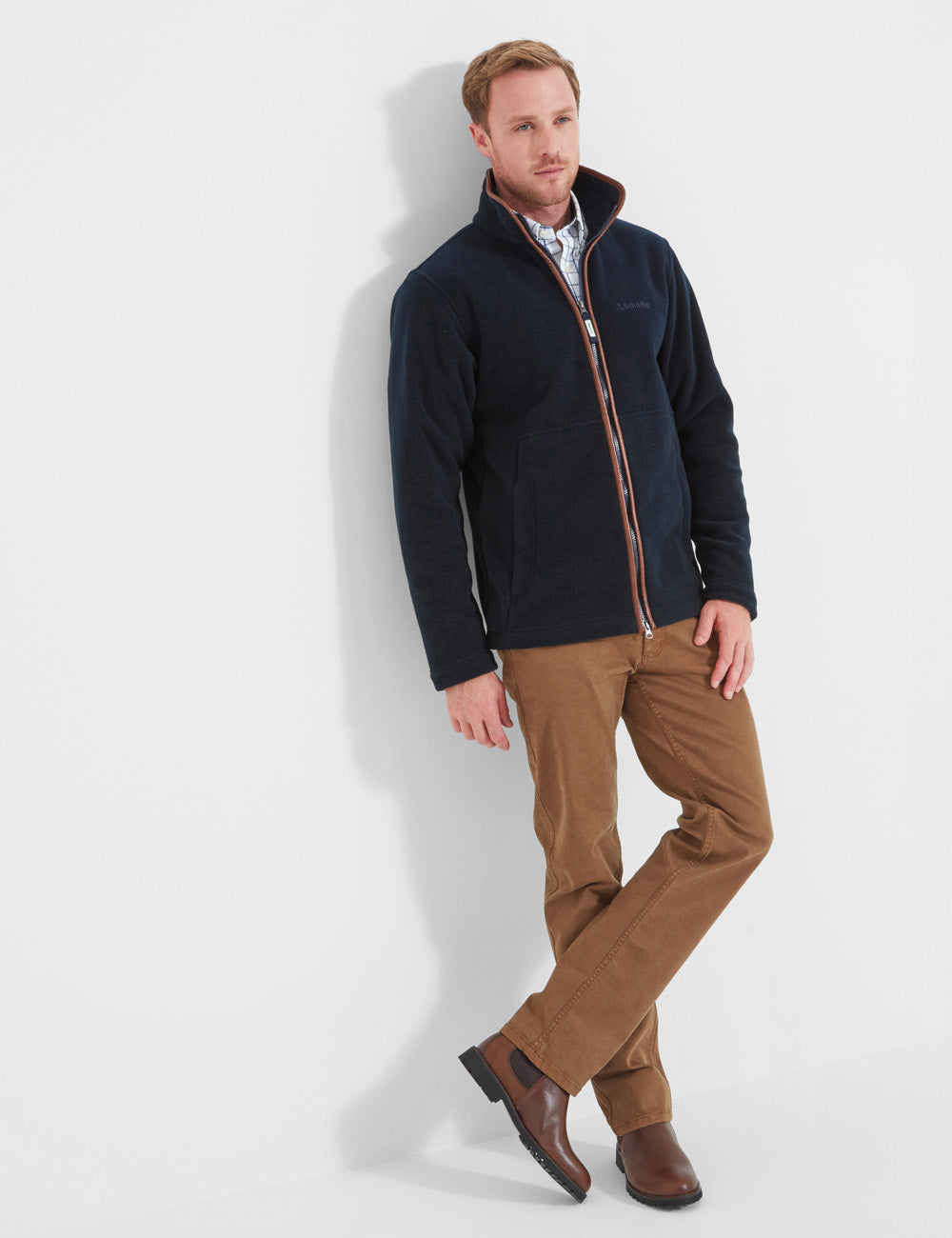 Schoffel Cottesmore Fleece Jacket - Navy