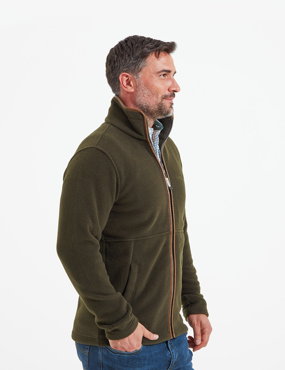 Schoffel Cottesmore Fleece Jacket - Dark Olive