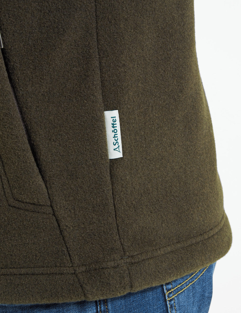 Schoffel Cottesmore Fleece Jacket - Dark Olive