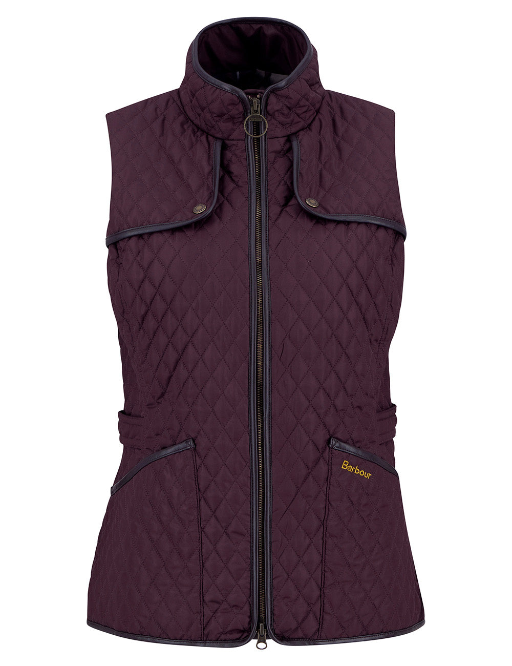 Barbour Dahlia Quilted Gilet - Cherry