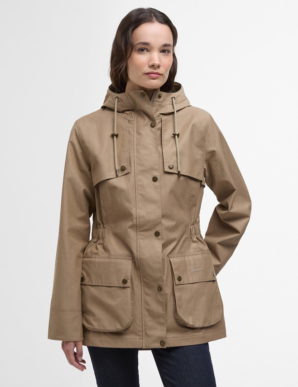 Barbour Dallas Waterproof Jacket - Military Brown/Ancient Tartan