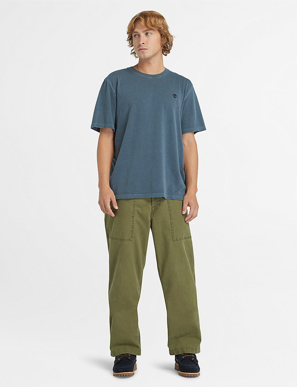 Timberland Dunstan River Garment Dyed T-Shirt - Dark Sapphire