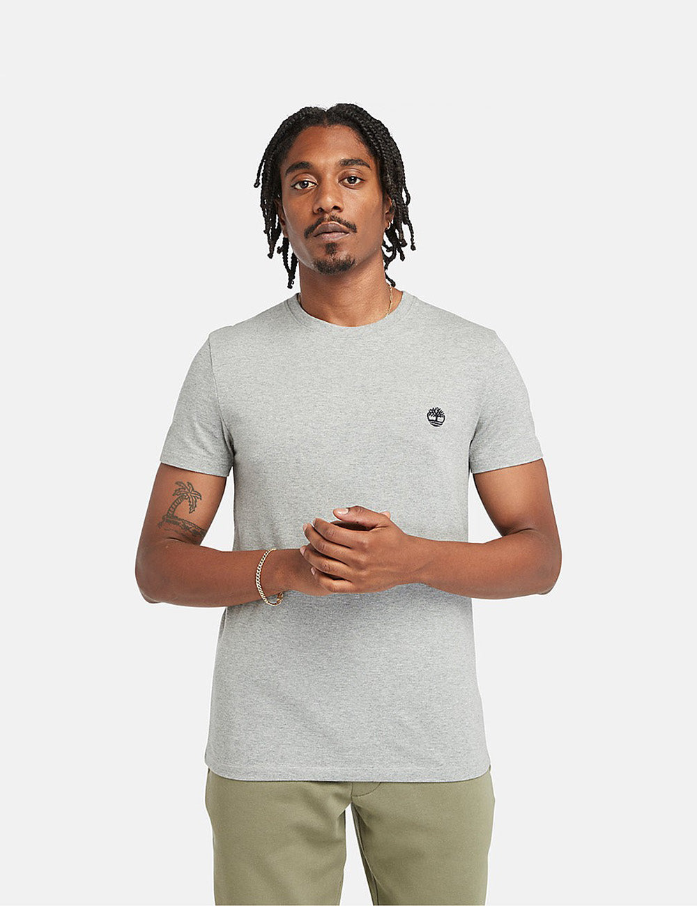 Timberland Dunstan River T-Shirt - Medium Heather Grey
