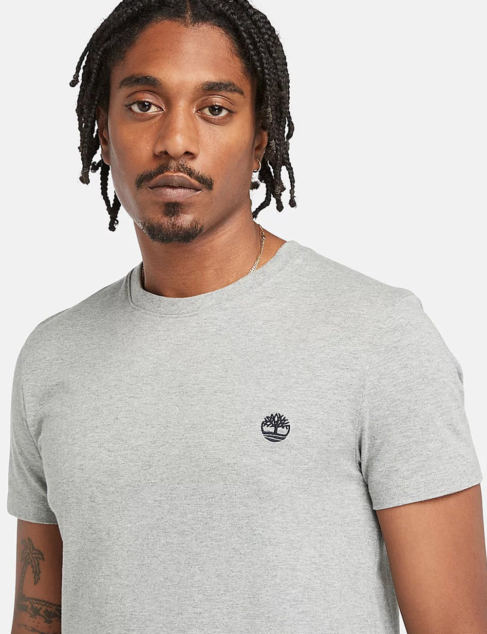 Timberland Dunstan River T-Shirt - Medium Heather Grey