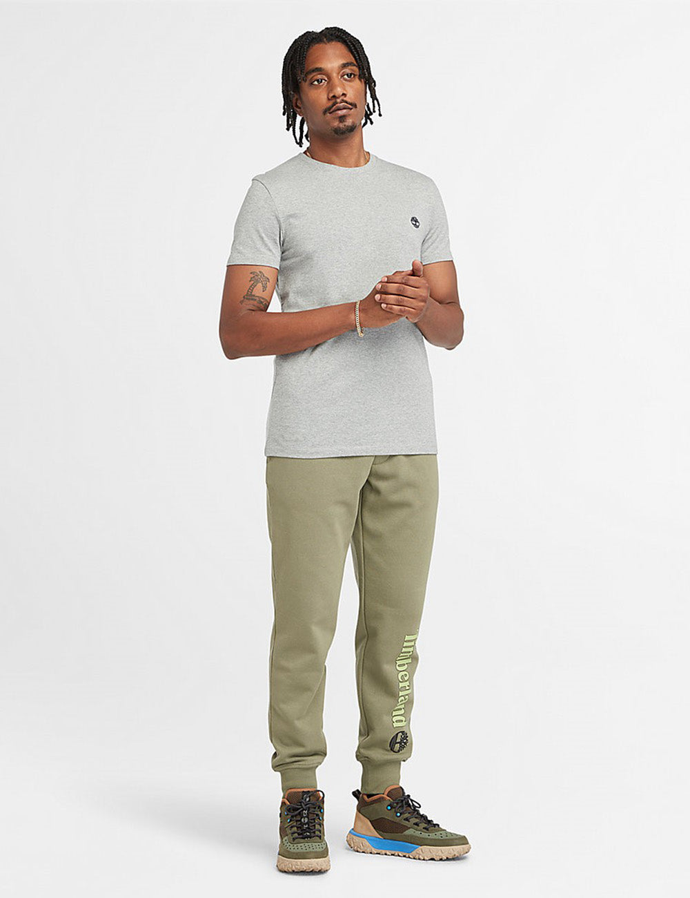 Timberland Dunstan River T-Shirt - Medium Heather Grey