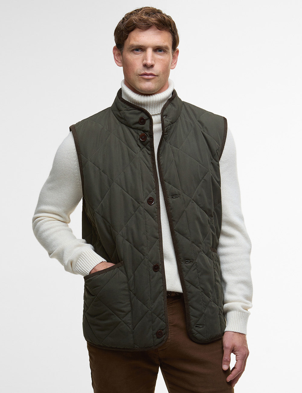 Barbour Edale Quilted Gilet - Olive