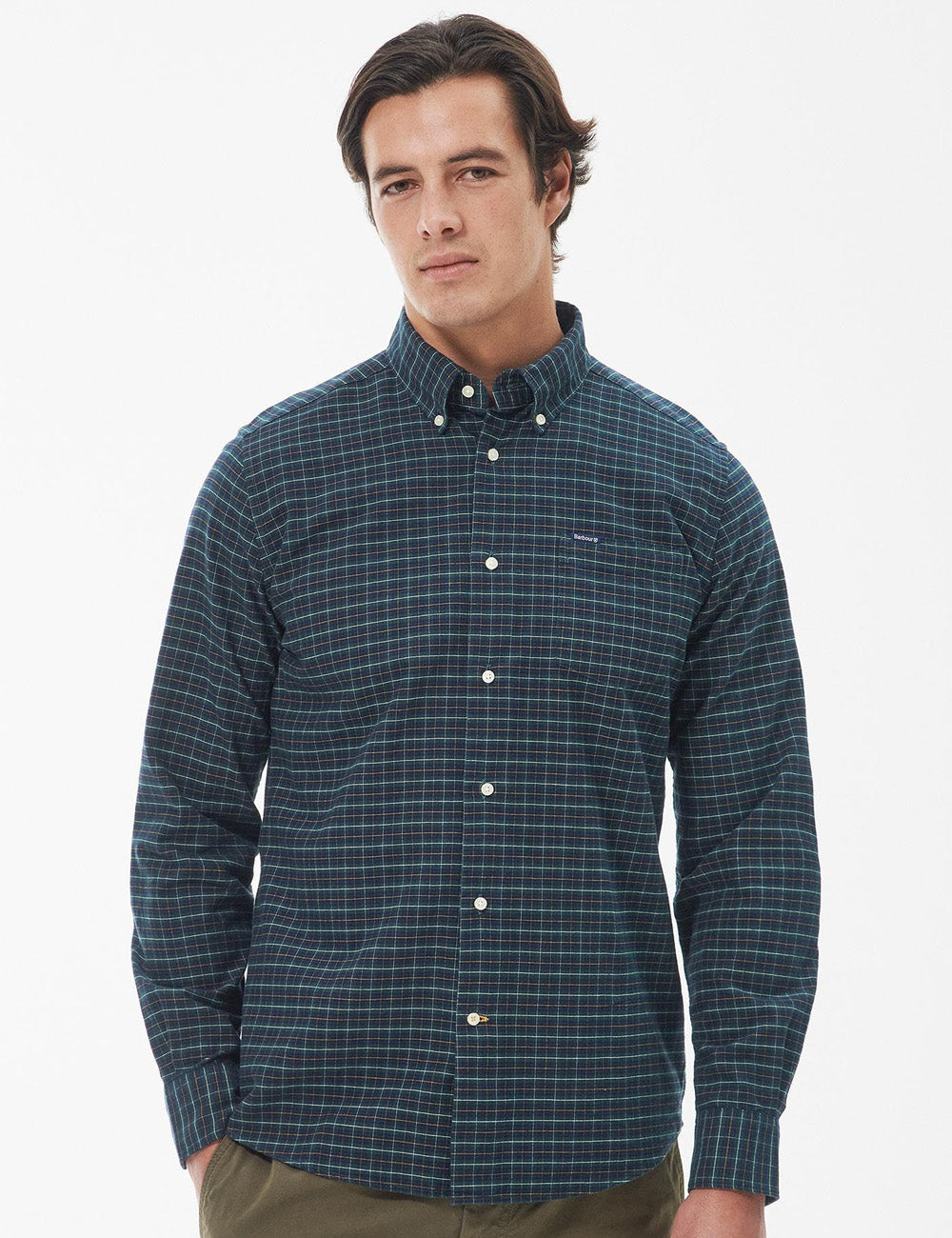 Barbour lowther deals patch shirt