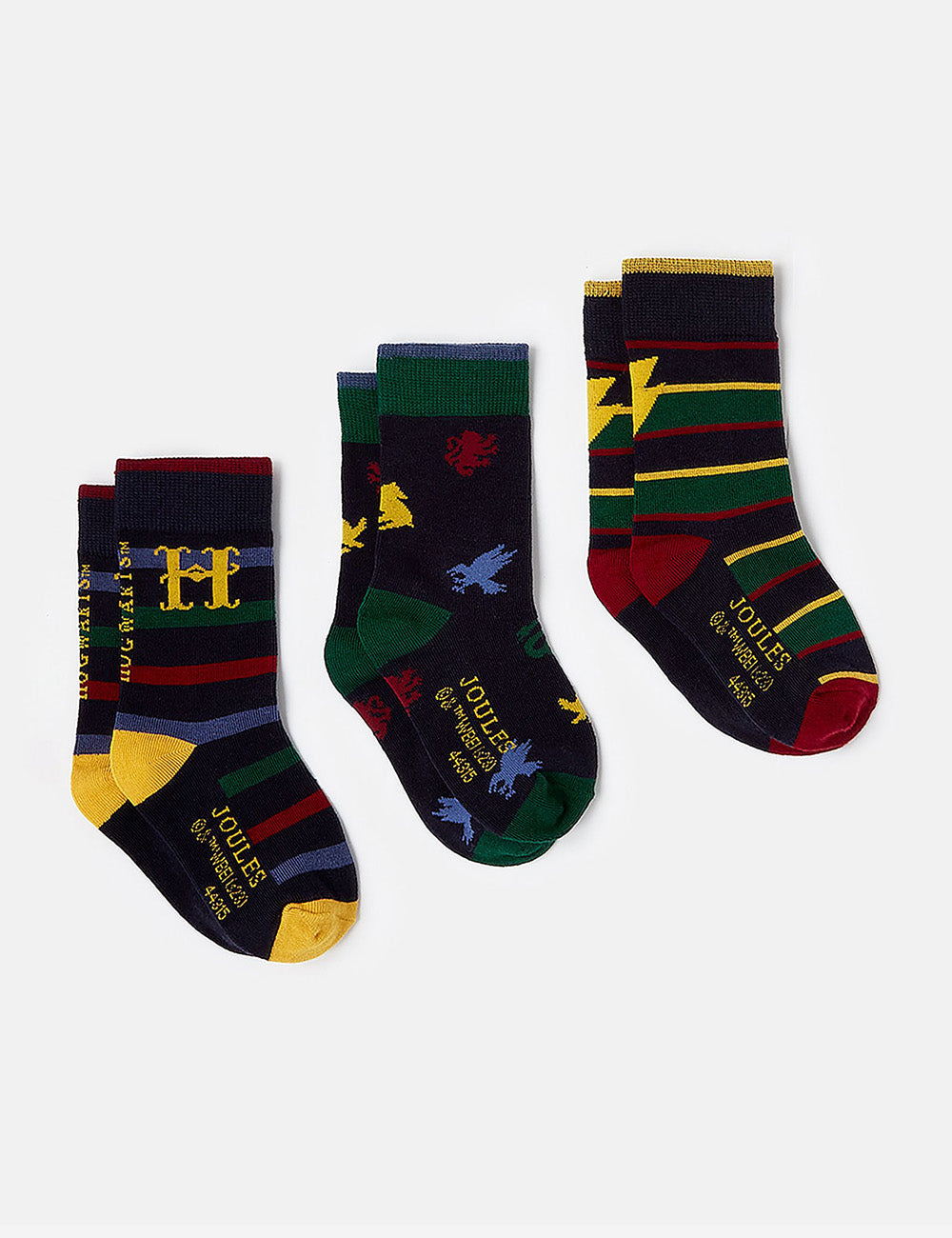 Joules Enchanting Harry Potter™ Sock 3 Pack - Navy/Multi