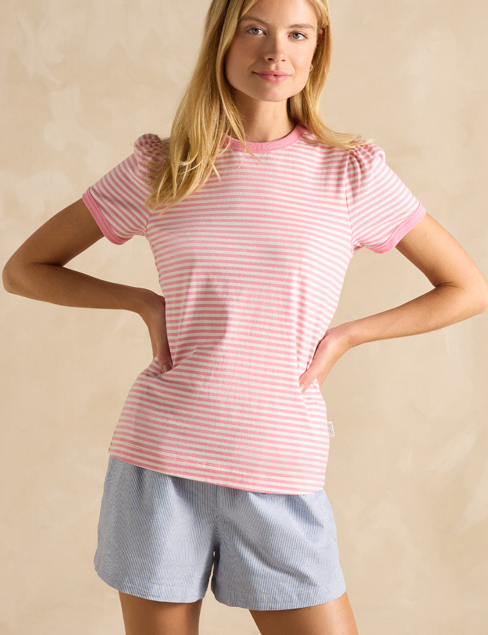 Joules Erin T-Shirt - Pink Stripe
