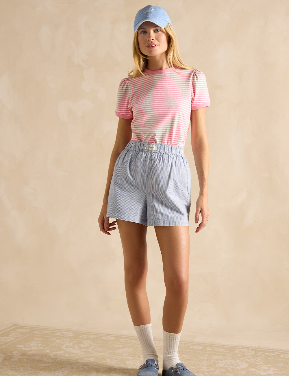 Joules Erin T-Shirt - Pink Stripe