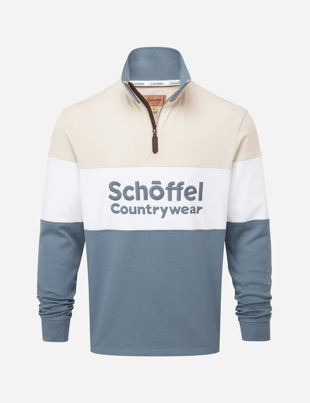 Schoffel Exeter Heritage 1/4 Zip - Stone