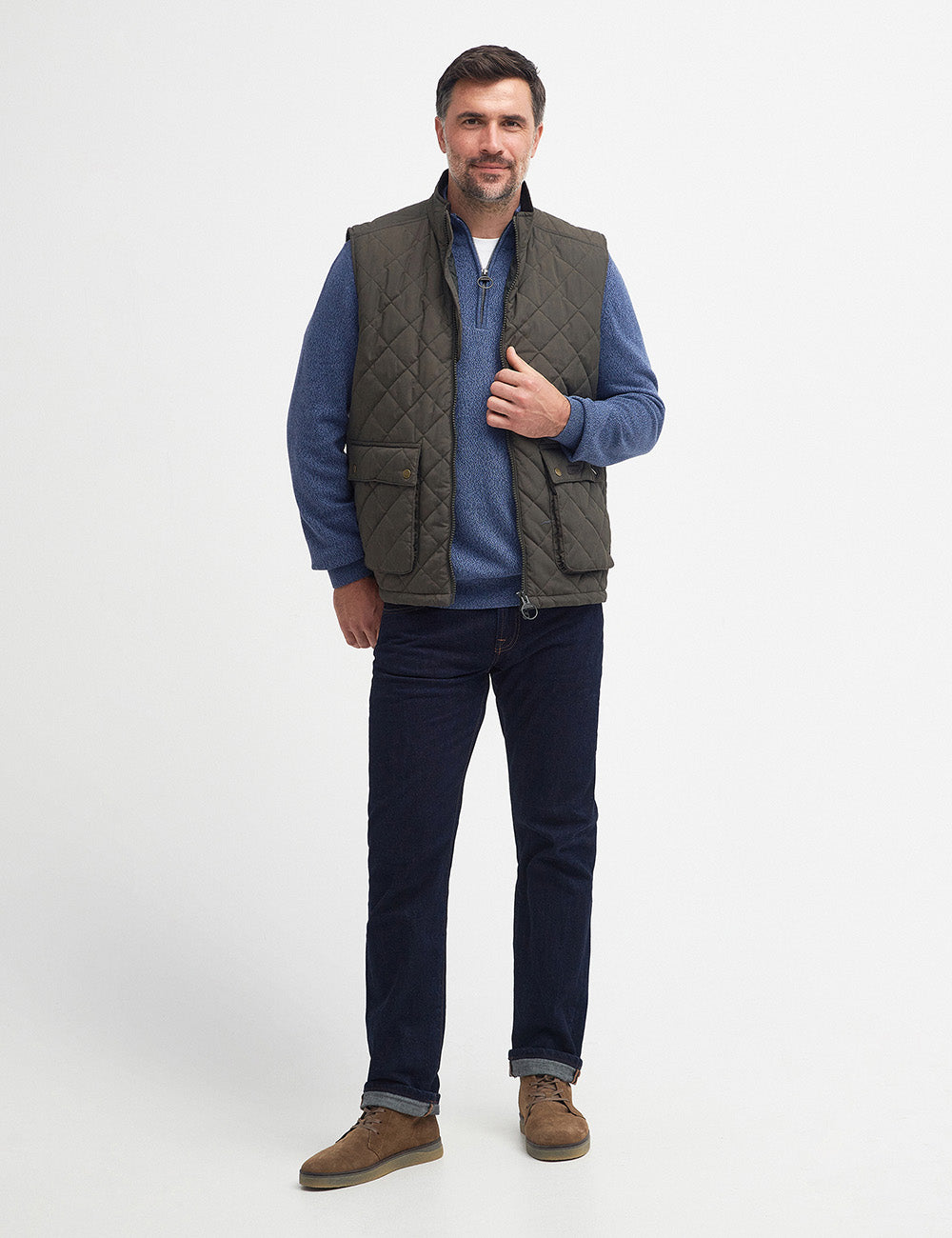 Barbour Fernwood Gilet - Dark Olive