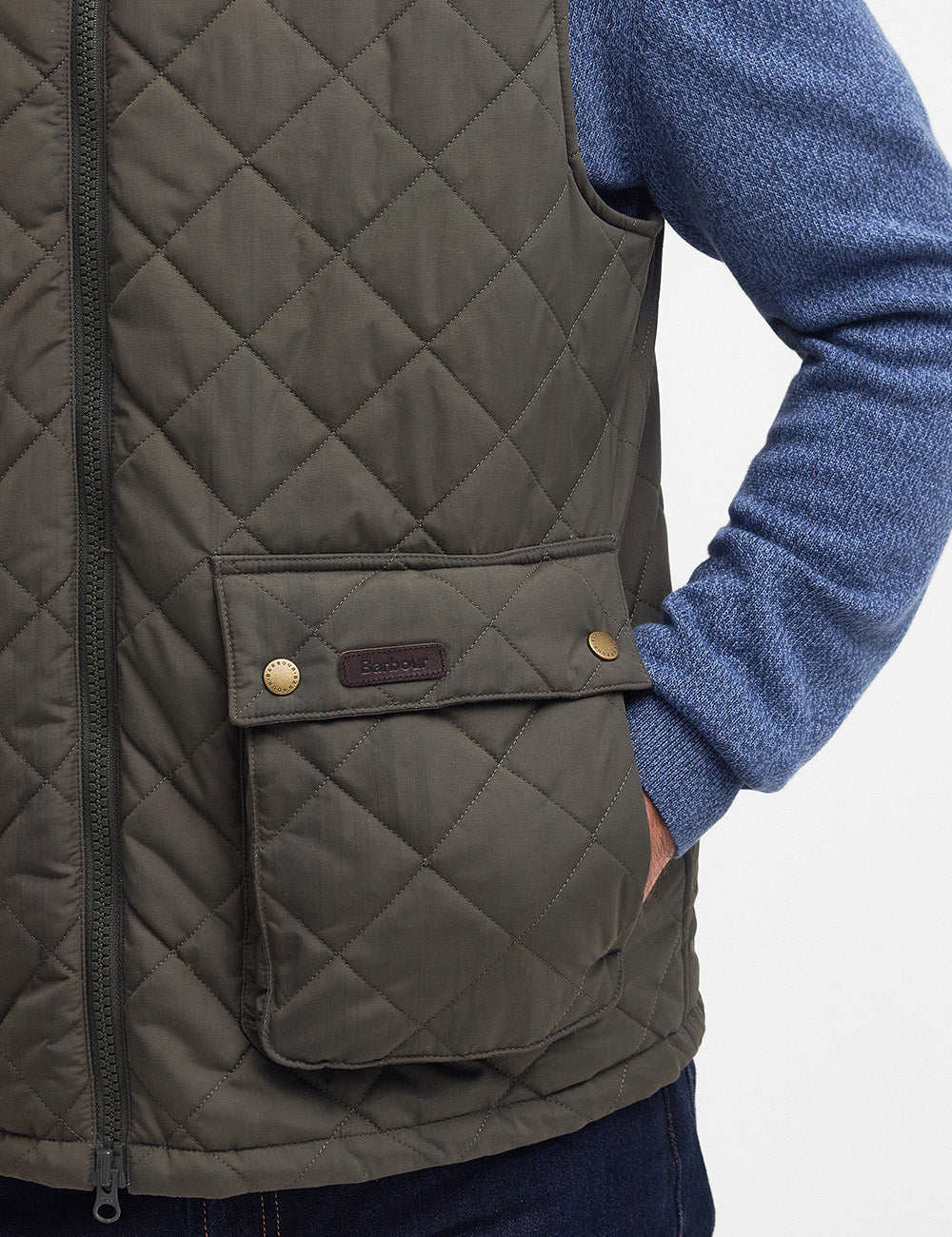 Barbour Fernwood Gilet - Dark Olive
