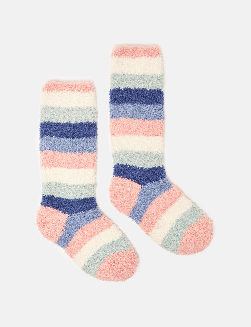 Joules Fluffy Socks - Multi Stripe