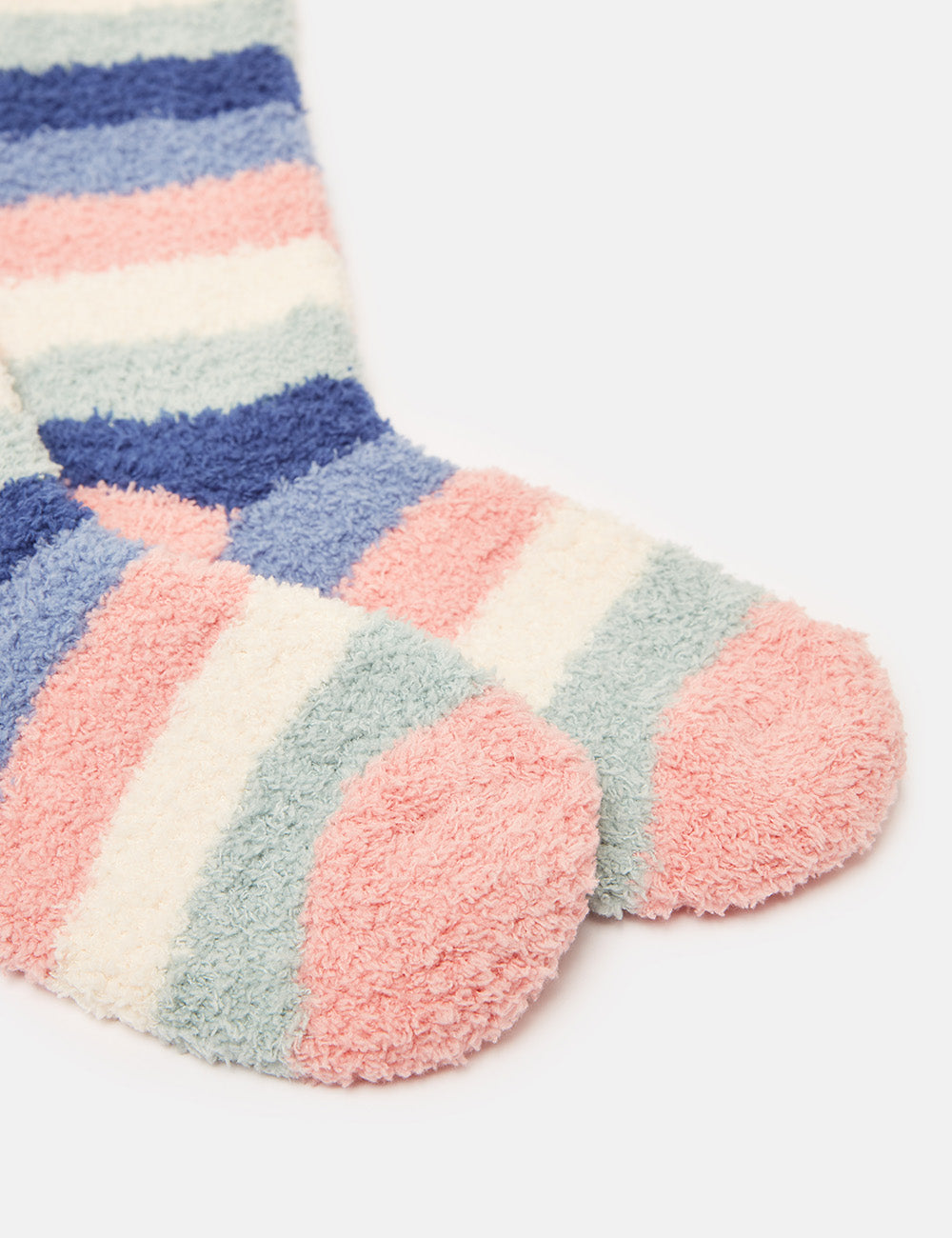 Joules Fluffy Socks - Multi Stripe