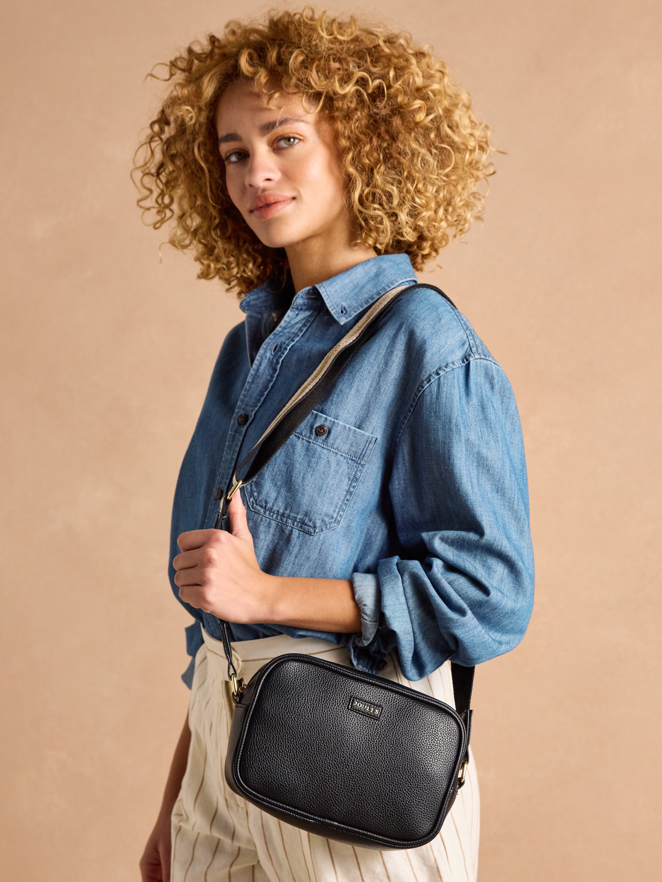 Joules Trent Cross Body Bag Black