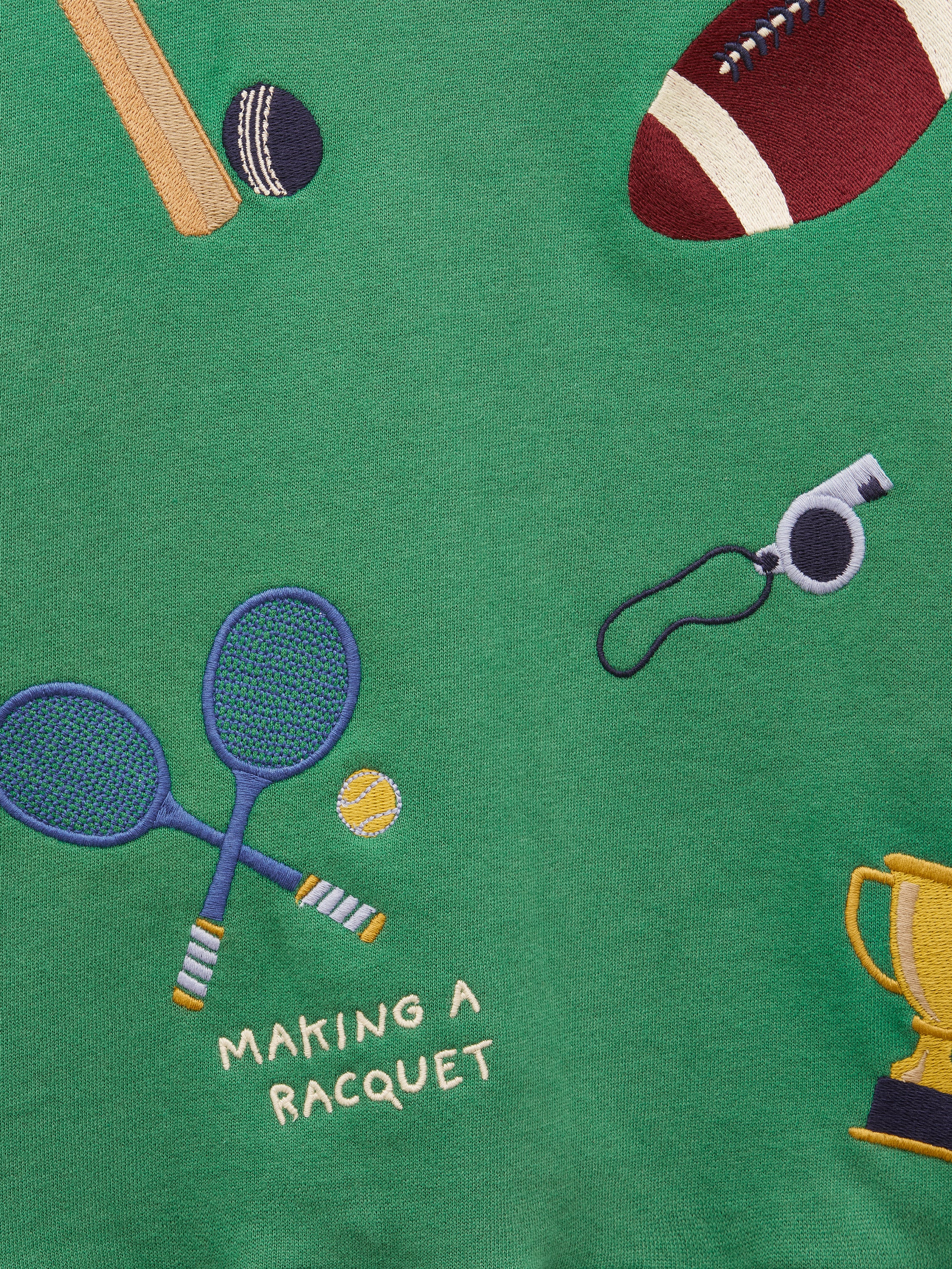 Joules Kids Sports Sweatshirt Green