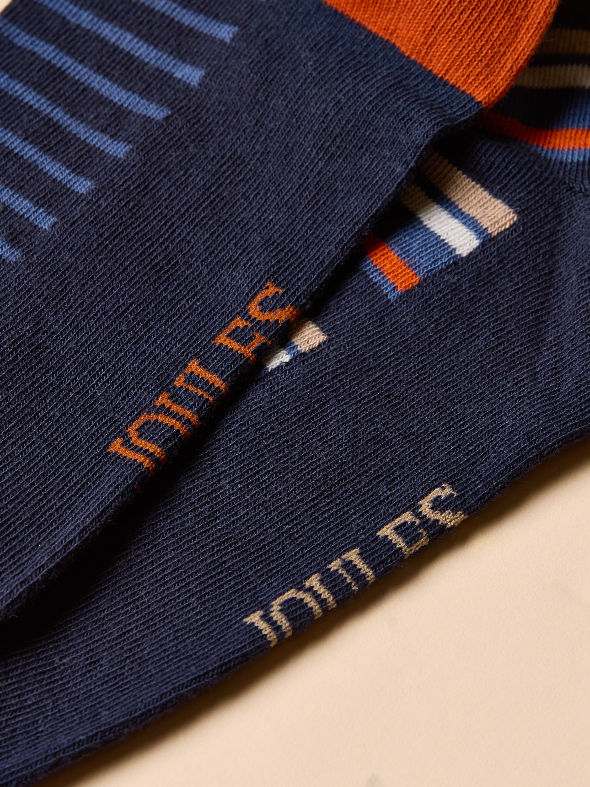 Joules Kingsbury 2Pk Navy/Ginger