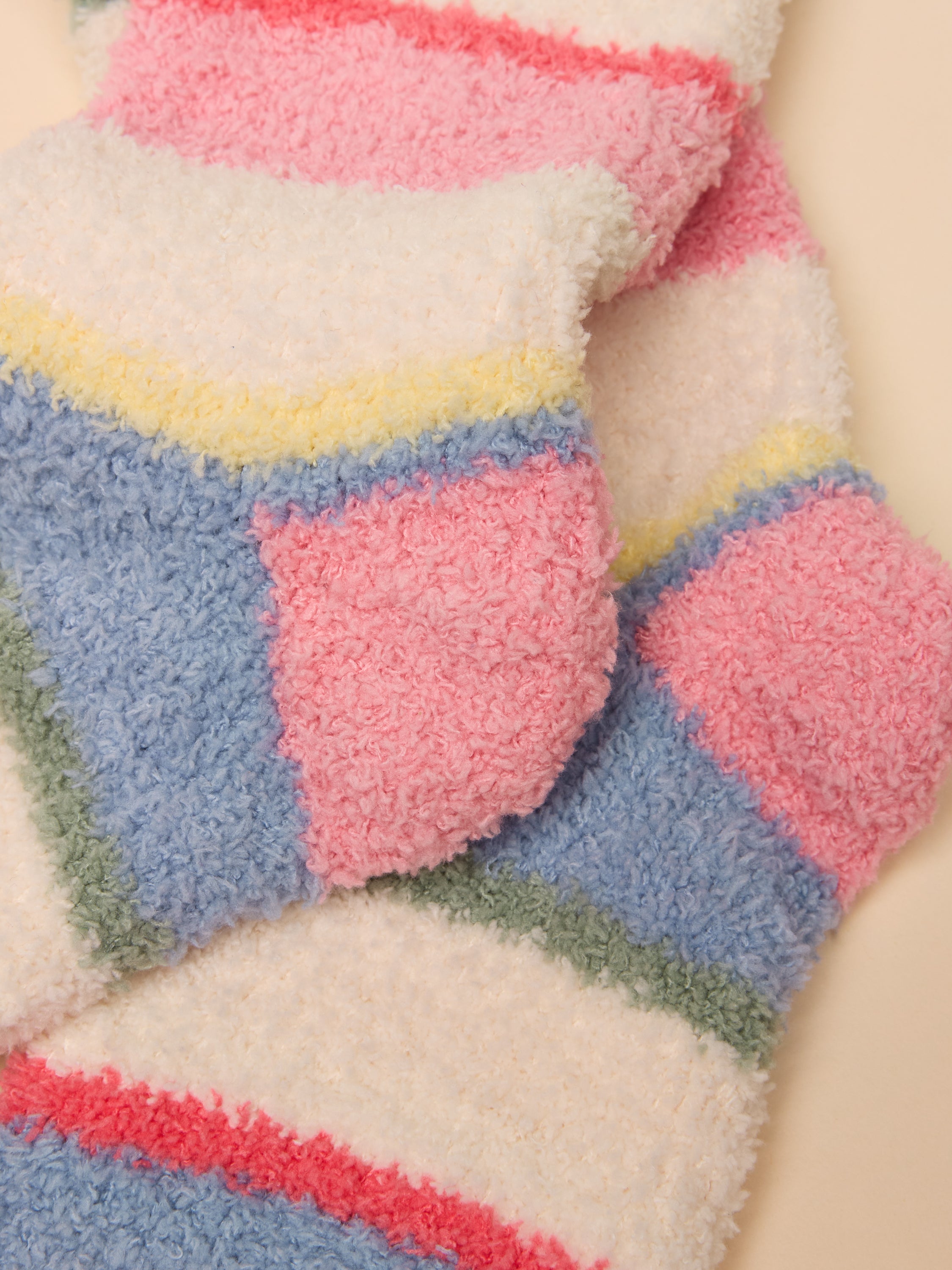Joules Fluffy Socks Pink
