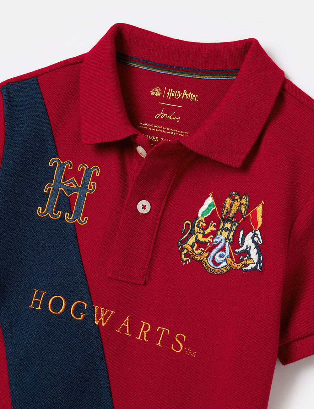 Joules Gryffindor™ Polo Shirt - Rhubarb Navy