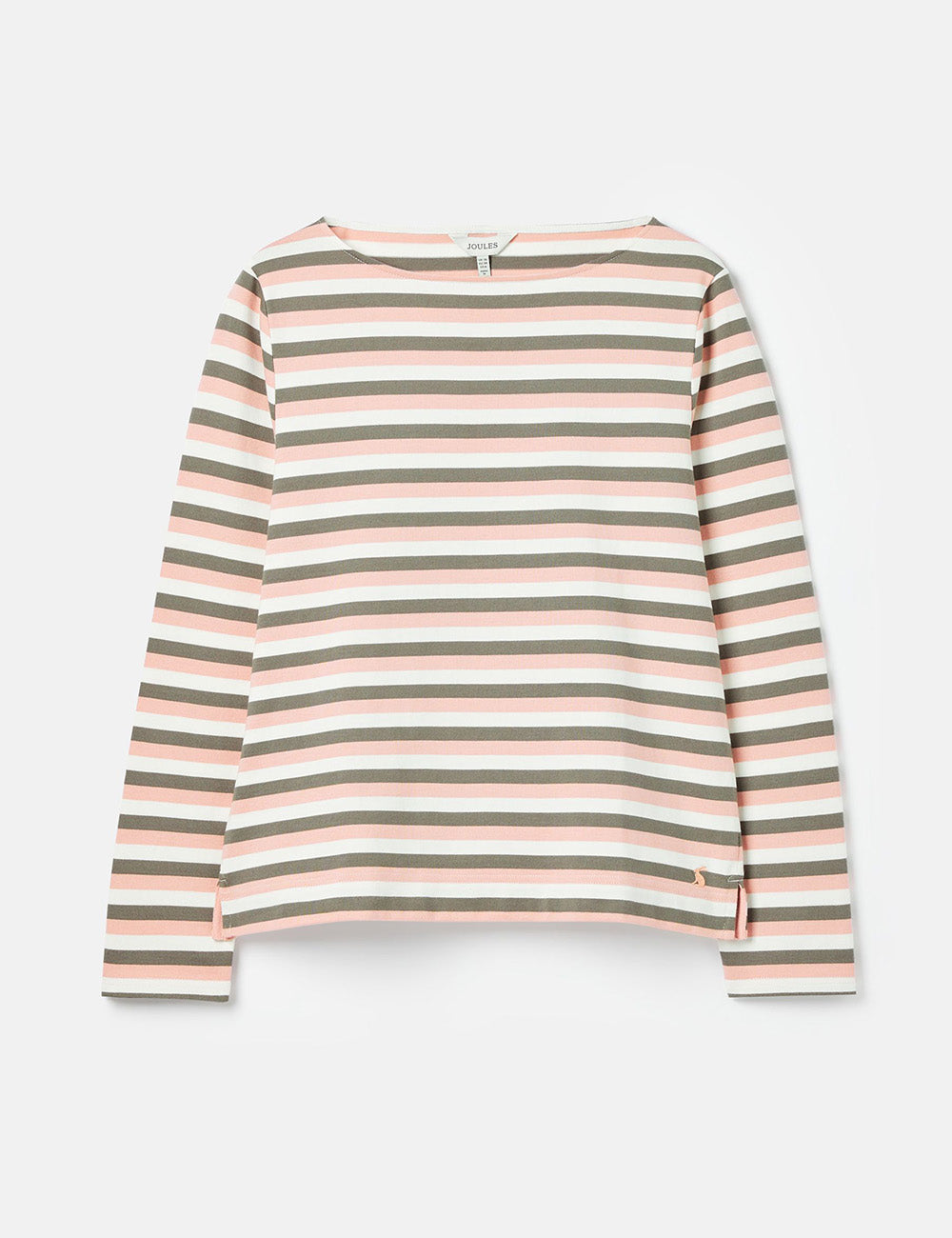 Joules Harbour Long Sleeve Top - Mauve Stripe